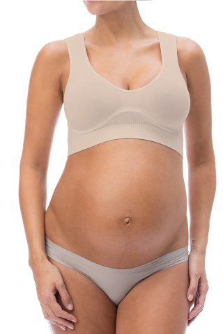 Biustonosz ciążowy 5310, beżowy Lekarz w mundurze