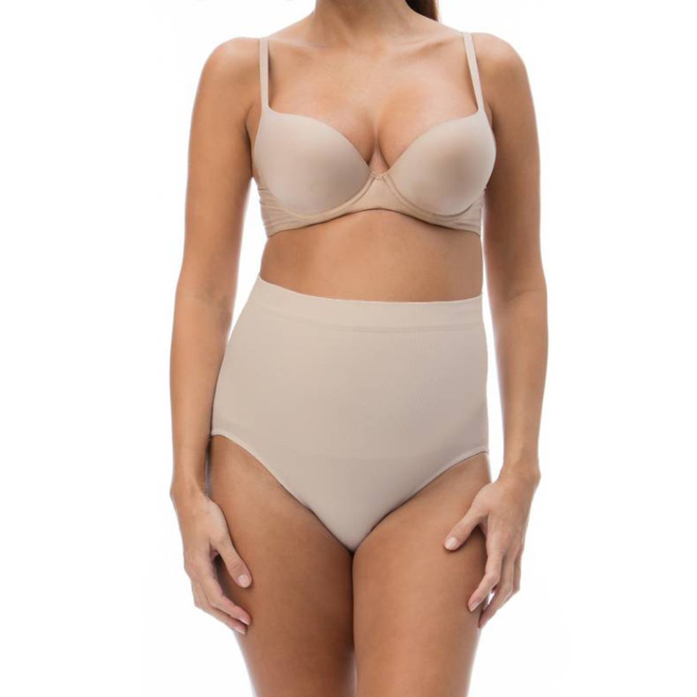 Majtki typu gorset poporodowy do kontroli, beżowe Lekarz w mundurze