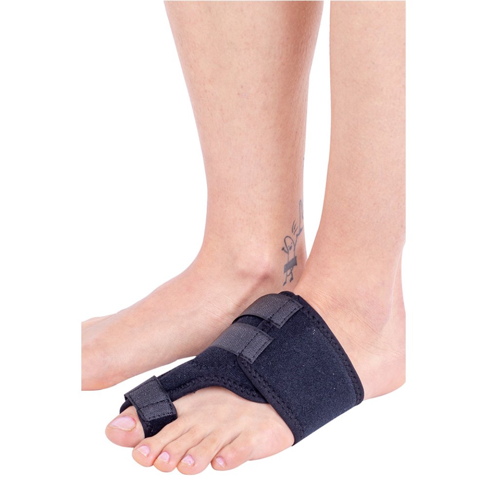 Orteza na hallux valgus Triasport Hallufix, SRT301, rozmiar uniwersalny, czarny, prosty